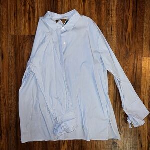 NWT- Bow Button Up Large